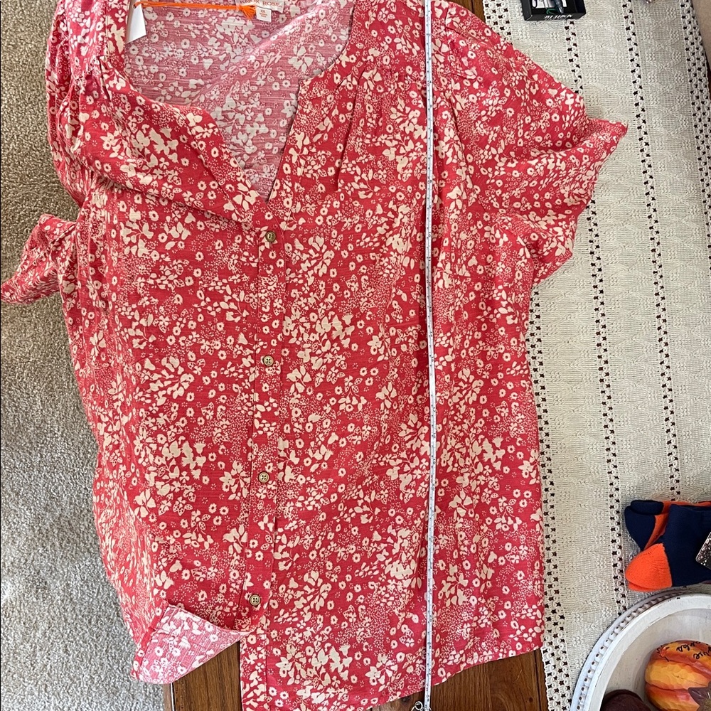 Knox Rose Floral Blouse XXL - Picture 10 of 11
